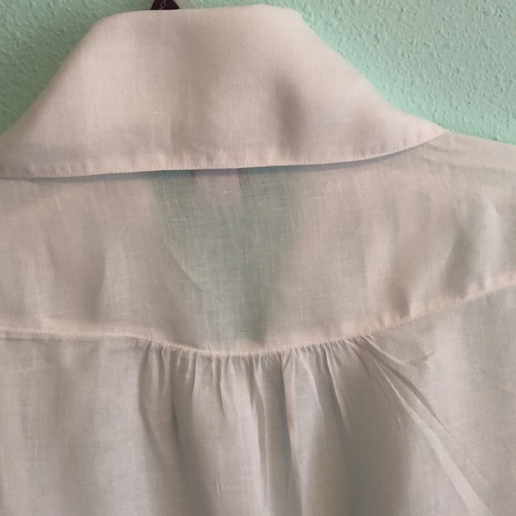 MATCH POINT - Pretty white button front tunic - Picture 8 of 8